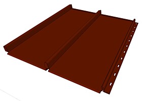 KERAKlik 0,70 x 625/520 mm, lak. tmavě hnědá s fólií