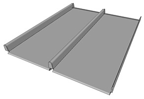 KERAKlik SD 0,70 x 500/425 mm, lak. stříbrná s fólií