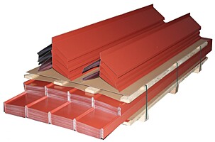 KERAL 0,60 x 920 x 2000 mm, Al lakovaný RAL 3016 - AKČNÍ CENA!