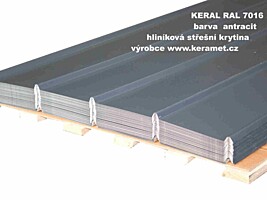 KERAL 0,70 x 920 x 2000 mm, lak. RAL 7016/7016 2. jakost