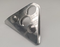 Sněhová zábrana dvojitá - Al přírodní provedení