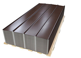 Profil 1017 (KOB 1017) 0,60 x 920 x 5000 mm, Al lakovaný RAL 8017 (doprodej)