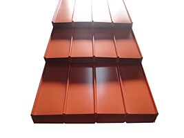 KPTR 1017 0,60 x 920 x délka mm, Al lakovaný RAL 3016