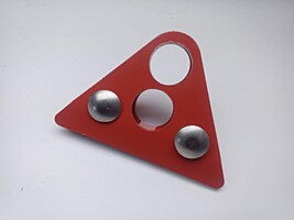 Sněhová zábrana dvojitá - Al lakovaný RAL 3016