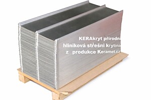 KERAkryt 0,60 x 440 x 1000 mm, AL přírodní