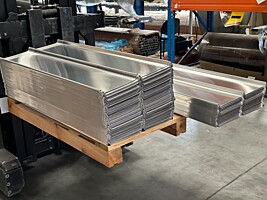 KERAkryt 0,70 x 440 x 1000 mm, AL přírodní