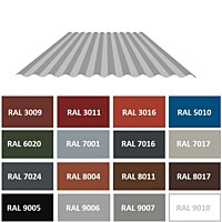 KPTR VLNA 18/76 0,60 x 880 x délka mm, Al lakovaný (upřesnit RAL)