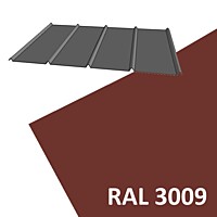 KPTR 1017 0,60 x 920 x délka mm, Al lakovaný RAL 3009