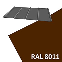 KPTR 1017 0,60 x 920 x délka mm, Al lakovaný RAL 8011