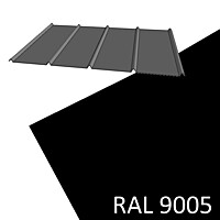 KPTR 1017 0,60 x 920 x délka mm, Al lakovaný RAL 9005