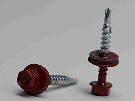 Šroub farmářský FRS 4,80 x 35 mm, FeZn - lakovaný RAL 3011