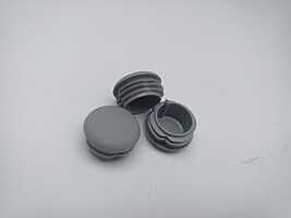 Plastová koncovka pro sněhové zábrany PVC, šedá -  vnitř. pr. 28-30 mm