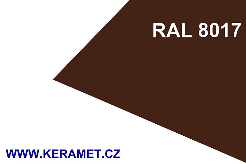 KERAFalc 0,70 x 617 x délka mm, Al lakovaný RAL 8017