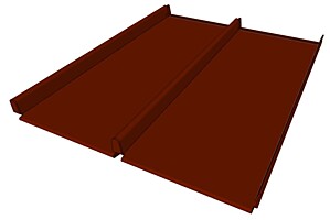 KERAKlik SD 0,70 x 500/425 mm, lak. tmavě hnědá s fólií