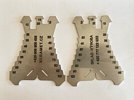 Rýsovací šablona Nerez, tl. 1,50 mm