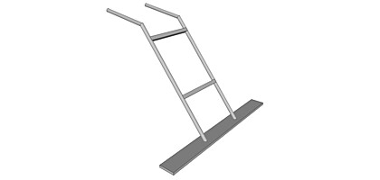 Rovnací hliníková lišta betonů - varianta Jekl