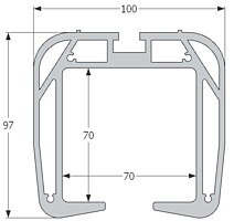 Kolejnice - vrata, d. 6M