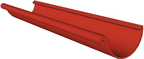 Žlab 280 mm, Al přírodní