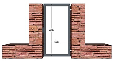 Hliníková branka - rám - výroba na zakázku