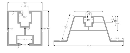 Profily pro fotovoltaiku